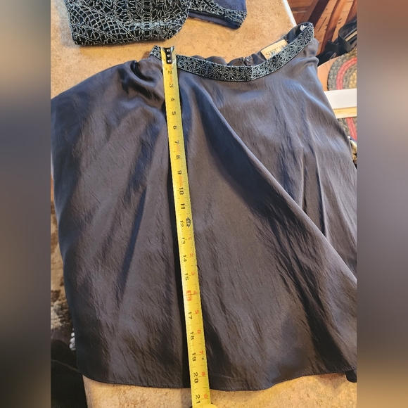 Sherri Hill 2 Piece Navy Blue Gown Size 8 - Picture 9 of 11